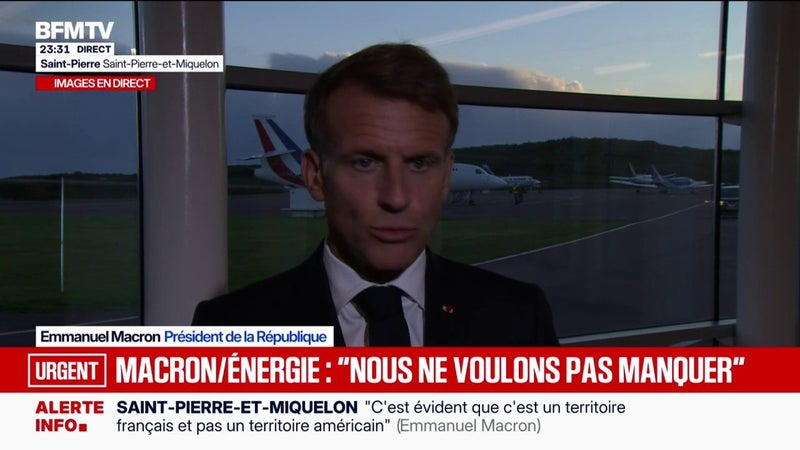 Menace russe: "Je pense que c'est important que tout le monde dans notre pays sache quelle est la réalité de la menace", explique Emmanuel Macron