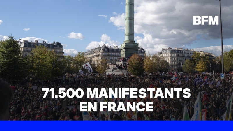 Colère lycéenne: 71.500 manifestants en France aujourd'hui, selon le ministère de l'Intérieur