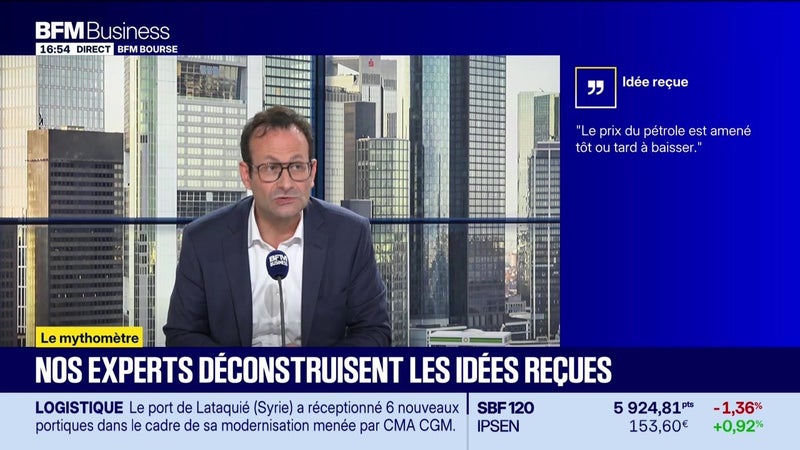 Mythomètre : "Le prix du pétrole est amené tôt ou tard à baisser". FAUX répond Bertrand Puiffe - 22/10