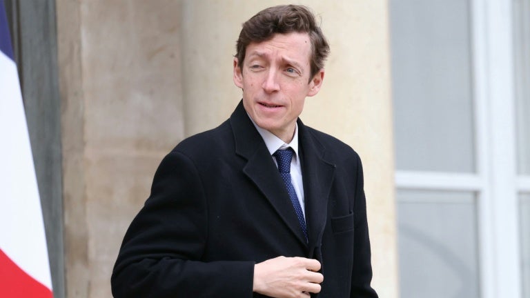 Le ministre de l'Education, Edouard Geffray, à la sortie du palais de l'Elysée, à Paris, le 19 novembre 2025. (Photo d'archive)