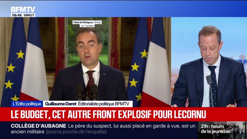 Le budget : cet autre front explosif pour Lecornu - L’édito politique - 13/10