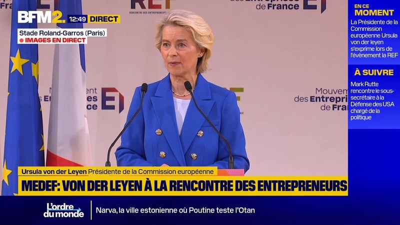 "L'épargne est paresseuse": Ursula von der Leyen veut réorienter l'épargne des Européens