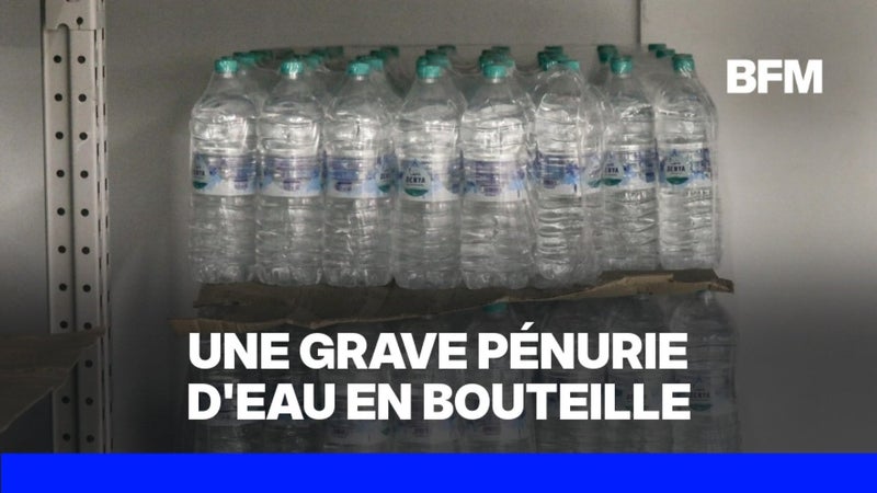 En proie à une vague de chaleur, la Tunisie frappée par une importante pénurie d'eau en bouteille