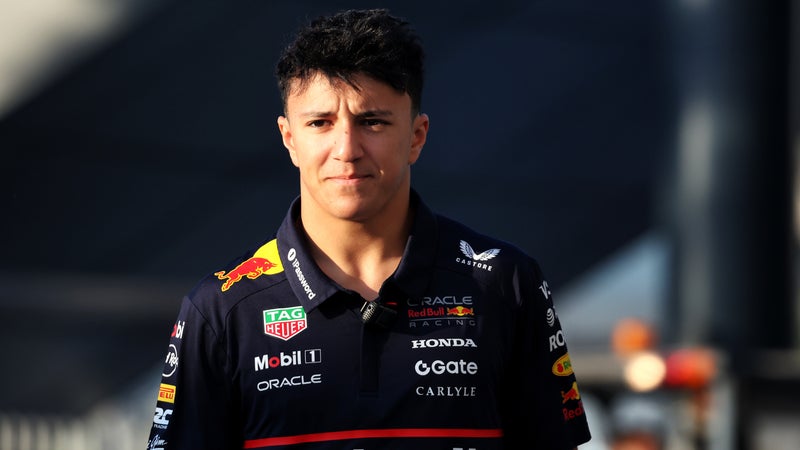 Isack Hadjar lors de tests avec Red Bull le 9 decembre 2025 2201324