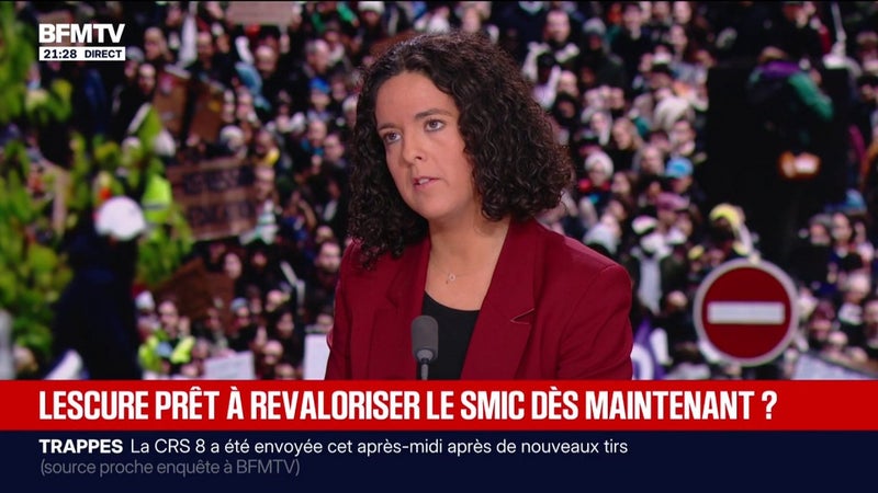 Emmanuel Macron "n'est plus en capacité aujourd’hui d'assurer une paix sociale dans notre pays", affirme Manon Aubry, députée européenne LFI
