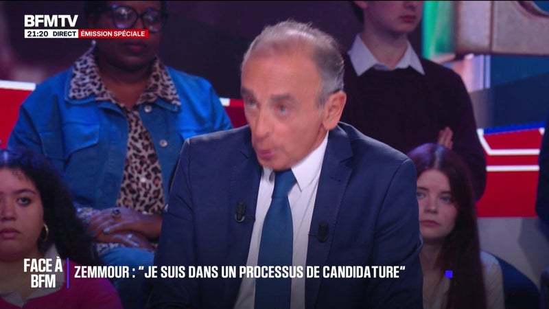 Présidentielle 2027: Éric Zemmour, président de Reconquête, explique être dans un processus de candidature