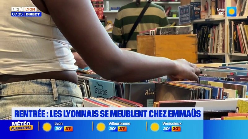 Rentrée scolaire : les Lyonnais se meublent de plus en plus chez Emmaus