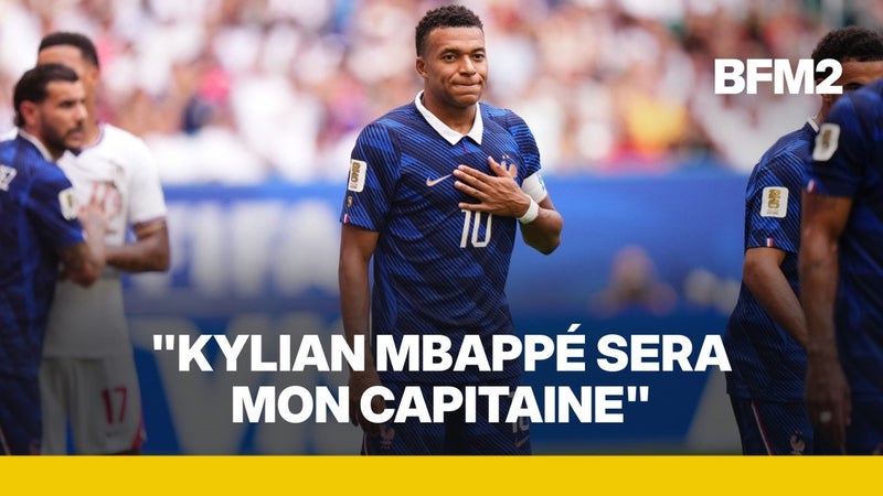 Équipe de France: "Kylian Mbappé sera mon capitaine", annonce Zinédine Zidane