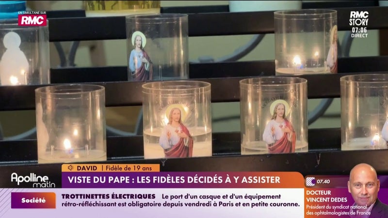 Visite du Pape : les fidèles décidés à y assister