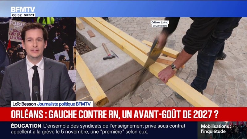ÉDITO - Manifestation à Orléans contre le congrès du Rassemblement national: un avant-goût de l'élection présidentielle?
