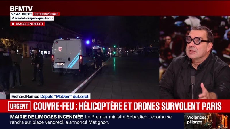 Couvre-feux : hélicoptère et drones survolent Paris - 20/10