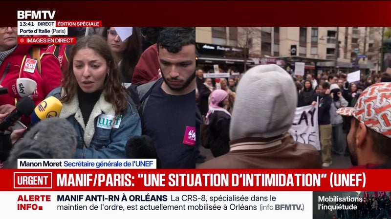 14 octobre: "On ne lâchera rien, on continuera à se mobiliser", déclare la secrétaire générale de l'Unef