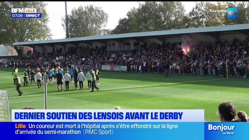 Avant le derby, l'entrainement du RC Lens ouvert au public