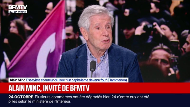 Colère lycéenne: "Les leaders lycéens ne se laisseront pas balader", analyse Alain Minc, essayiste