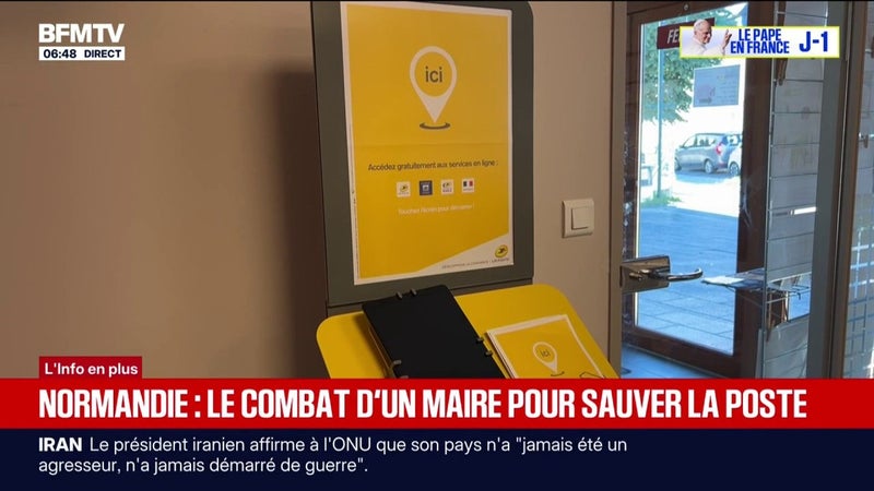 Ce maire de Seine-Maritime se bat contre la fermeture du bureau de poste