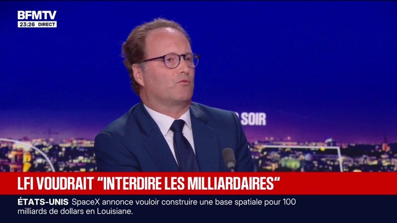 Sylvain Maillard, député EPR, dénonce les propos des insoumis sur les "milliardaires nuisibles"