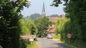 Ville de Gonneville-sur-mer où a été retrouvé le corps de la victime (image d'illustration)
