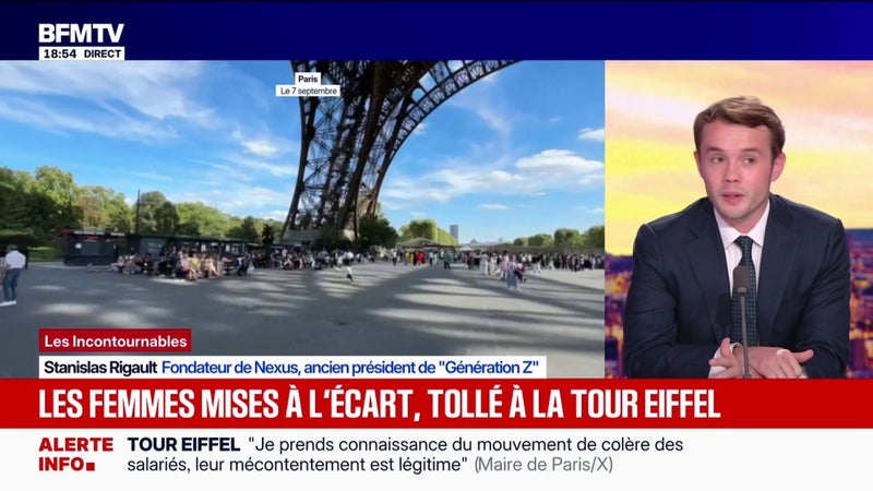 Éviction du personnel féminin lors de la visite d'un groupe religieux hindou à la tour Eiffel: "C'est inadmissible", déclare Stanislas Rigault, fondateur de Nexus