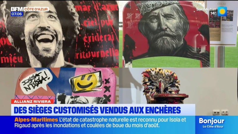 90 000 euros récoltés grâce aux sièges "customisés" de l’Allianz pour les victimes du 14 juillet