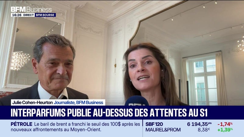 Interparfums : le PDG en direct dans l'émission - 09/09