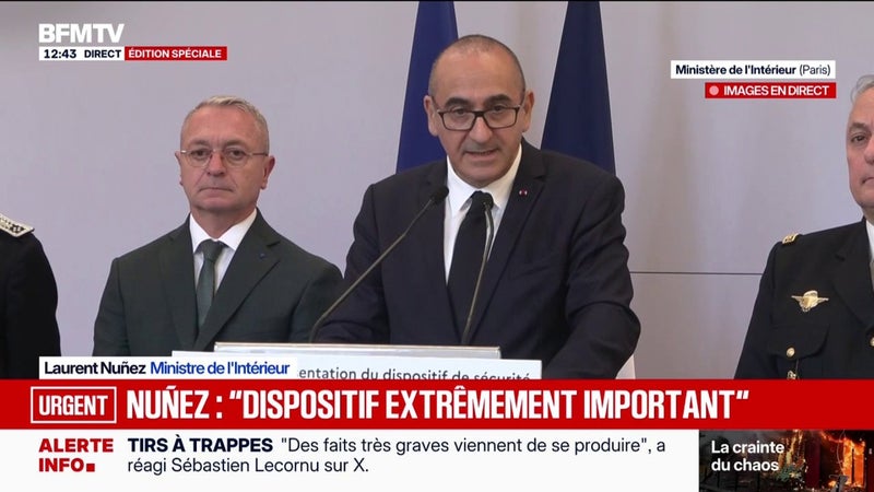 "Un dispositif de maintien de l'ordre extrêmement important" est prévu pour les manifestations du 24 octobre, indique Laurent Nuñez