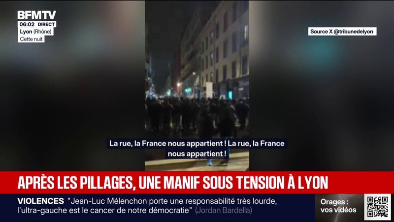 "La France nous appartient": une manifestation sous tension à Lyon, malgré l'interdiction