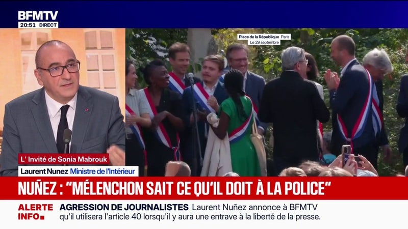Blocage des lycées: "On s'attend à ce qu'il y ait le même mouvement demain et il y aura le même dispositif policier", explique Laurent Nuñez