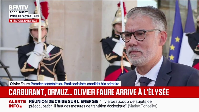 "Nous ne pouvons pas être gouvernés par la peur": Olivier Faure (PS) s'exprime avant la réunion à l'Élysée sur les conflits internationaux et leurs conséquences
