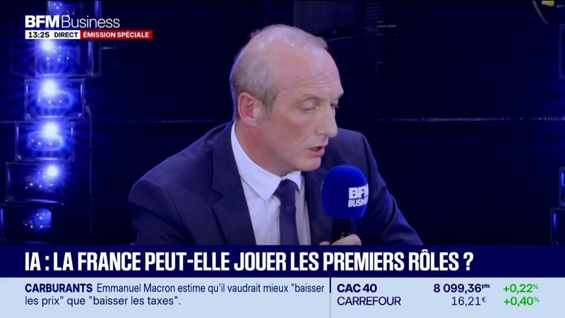 IA : "Il faut que nous soyons forts là où nous sommes forts"