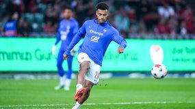Désiré Doué avec l'équipe de France, le 25 septembre 2026