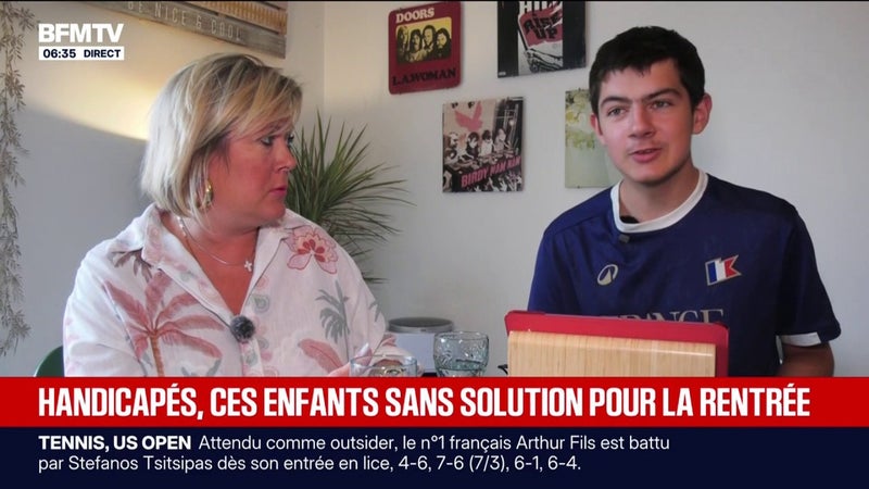 Faute de place en établissement spécialisé, cet adolescent autiste et épileptique est contraint de suivre les cours à domicile