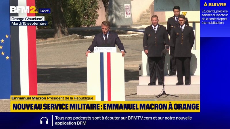 Nouveau service militaire: la première promotion portera le nom du résistant Henri Fertet, annonce Emmanuel Macron