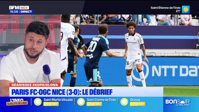 Kop Aiglons du lundi 31 août - Paris FC-OGC Nice (3-0) : le débrief