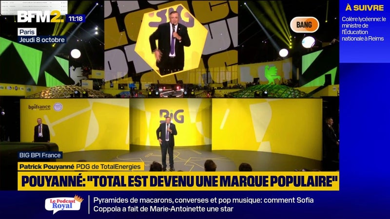 Patrick Pouyanné, PDG de TotalEnergies: "Nous sommes devenus une marque populaire"