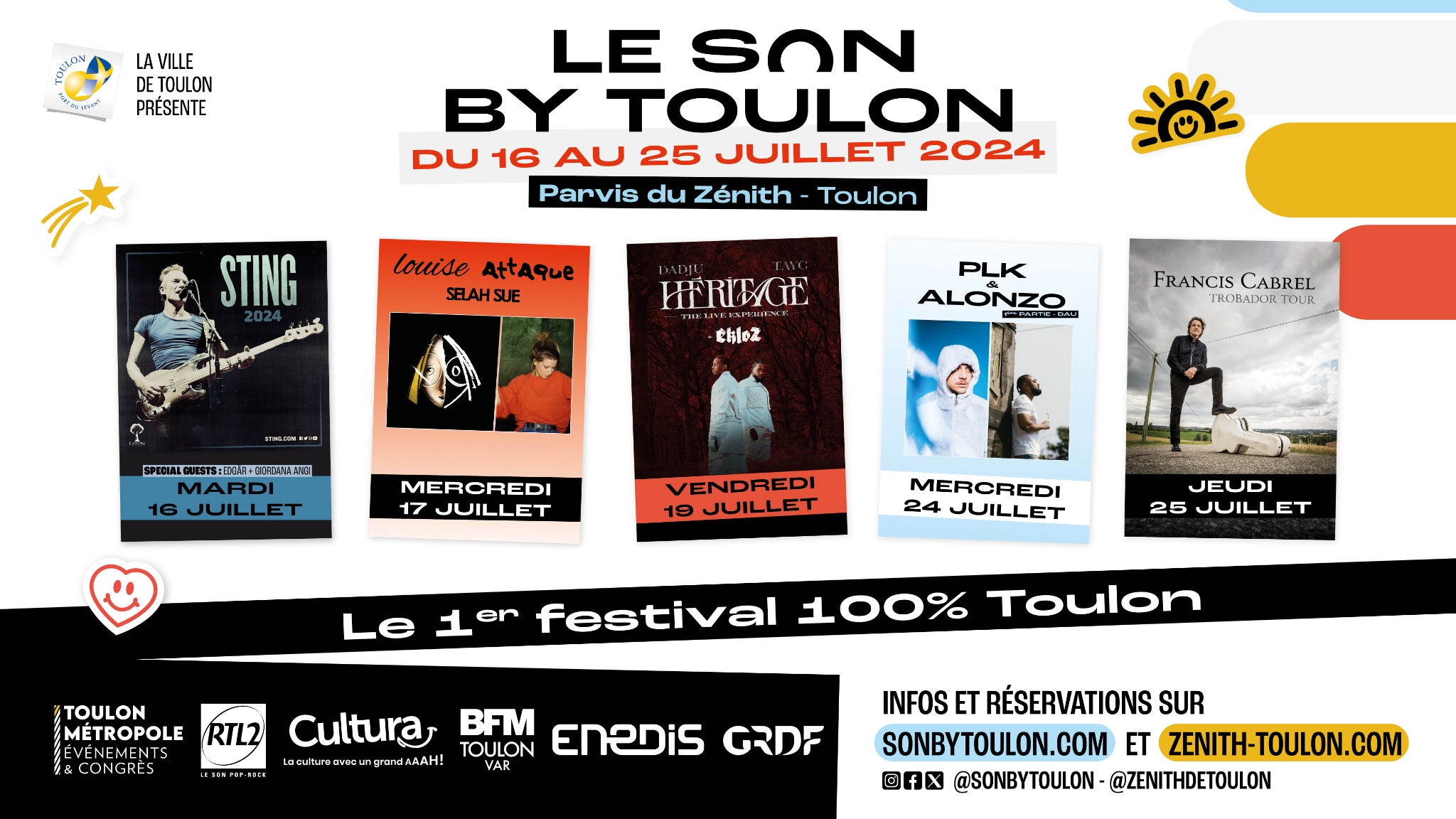 A gagner : Louise Attaque, PLK, Alonzo, Francis Cabrel : vos places pour le festival…