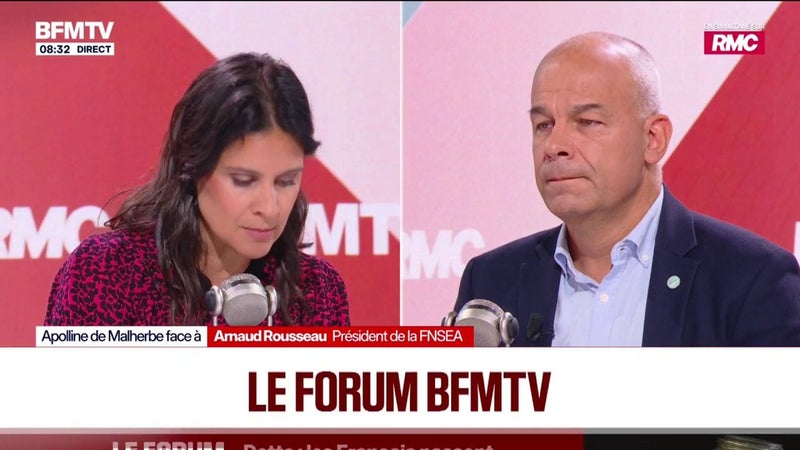 Hausse des prix: “Un petit peu d’inflation alimentaire n’est pas un drame”, explique Arnaud Rousseau, président de la FNSEA