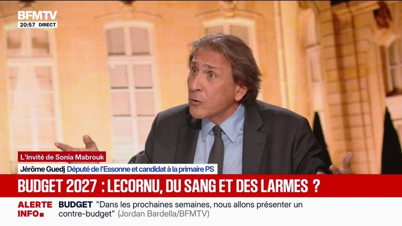 Jérôme Guedj, candidat à la primaire PS, dit “qu’on ne peut pas tourner le dos aux classes populaires”