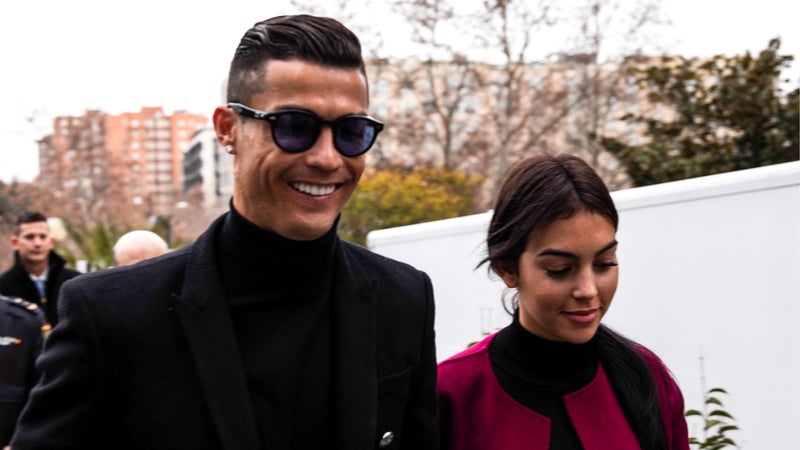Football: Cristiano Ronaldo et Georgina Rodriguez se sont enfin dit "oui"
