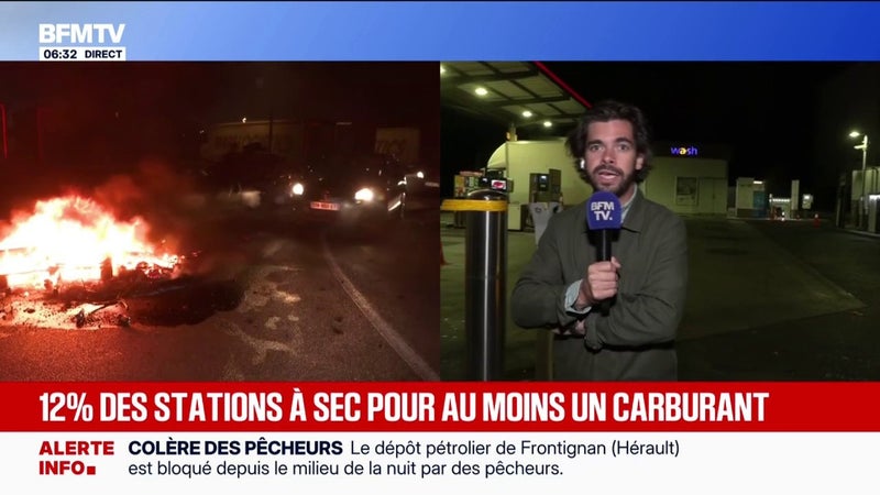 En deux jours, le nombre de stations en pénurie d'au moins un carburant est passé de 8% à 13%