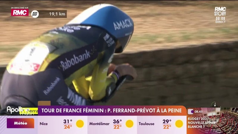 Tour de France Femmes : Pauline Ferrand-Prévot à la peine pendant le contre-la-montre
