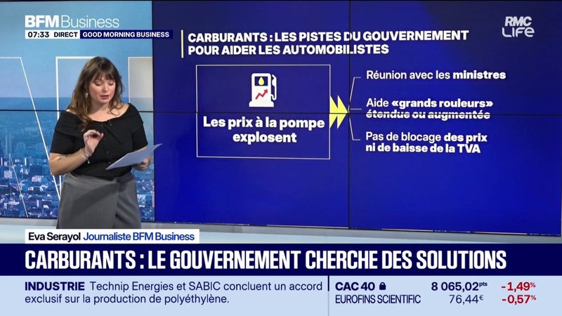 Carburants : le gouvernement cherche des solutions