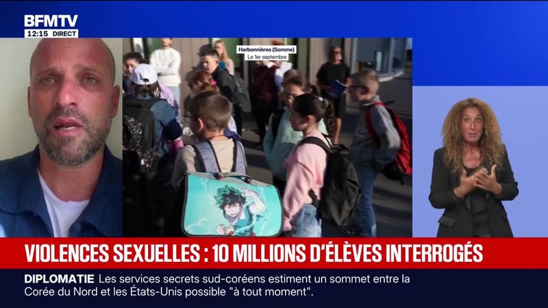Questionnaire sur les violences sexuelles distribué aux élèves: "Aucune commission n'a fait une préconisation comme celle-là", affirme Arnaud Gallais (Mouv'Enfants)