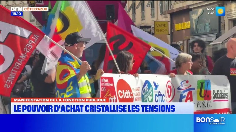 Manifestations de la fonction publique : le pouvoir d'achat cristallise les tensions
