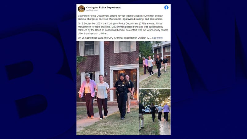 Une enseignante a été arrêtée dans le Tennessee, soupçonnée de viol et de harcèlement sur des élèves mineurs. 