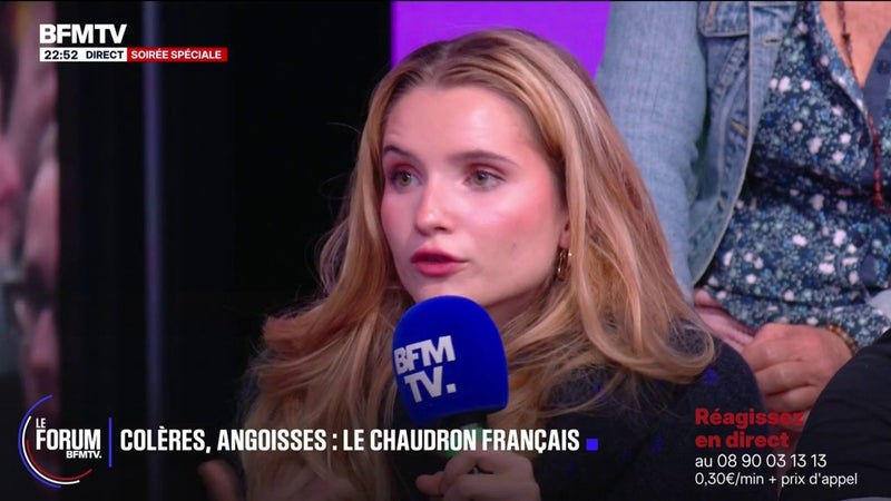 FORUM BFMTV - Violences policières: "Ce n'est pas normal que chaque citoyen français connaisse les gaz lacrymogènes", assure Lola-Fleur, étudiante à Sciences Po Paris