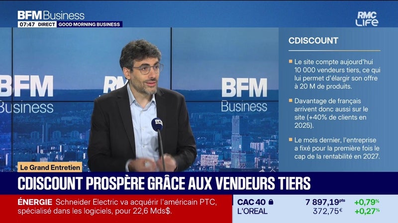 Thomas Métivier (Cdiscount et Cnova) : Cdiscount prospère grâce aux vendeurs tiers - 05/10