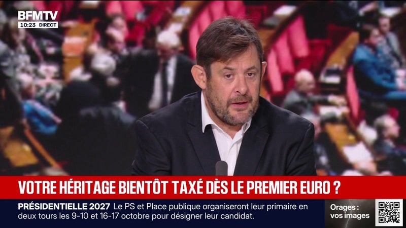 Héritage: "Je ne veux pas taxer les successions de 80% des Français, qui sont des Français modestes", explique François Kalfon, député européen PS