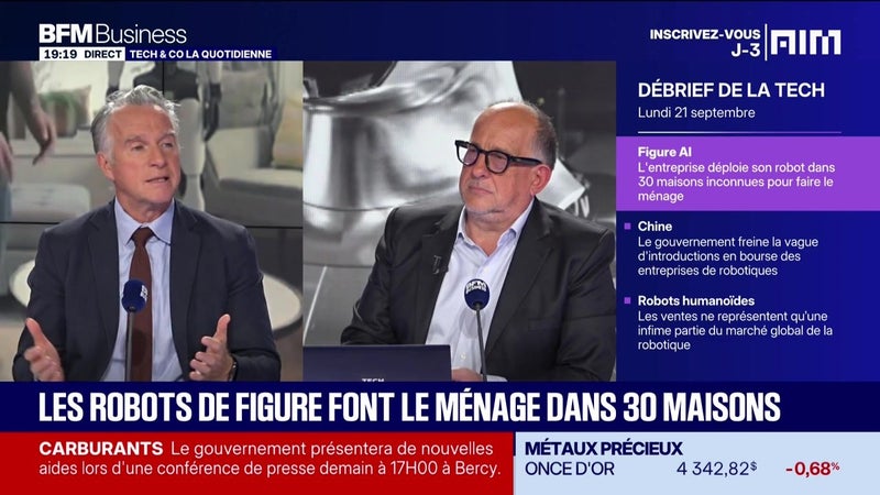 Les robots de Figure font le ménage dans 30 maisons - 21/09