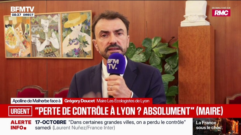 Mobilisation lycéenne et pouvoir d'achat: "La réponse du gouvernement" n'est pas "à la hauteur", assure Grégory Doucet, maire Les Écologistes de Lyon