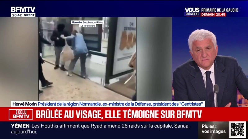 Colère lycéenne: "Les proviseurs étaient dans un état de choc terrible, ils ont découvert une violence qu'on ne pouvait pas imaginer", raconte Hervé Morin, président de la région Normandie